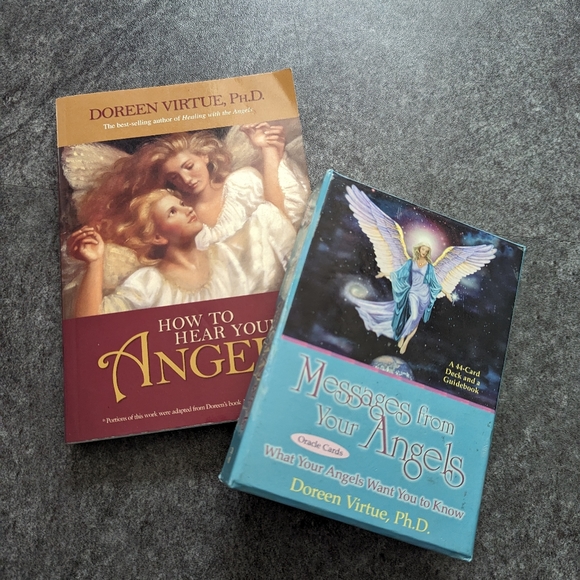 Doreen Virtue Messages from your angels 44 card oracle deck + angels book - Picture 6 of 6